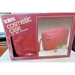 Vintage Totes Cosmetic Case with Just Whistle Razor & more